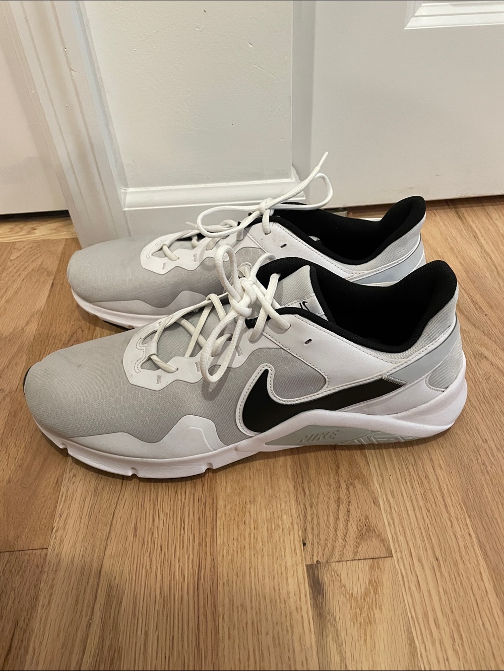 Nike Light Gray Athletic Sneakers with White Accents